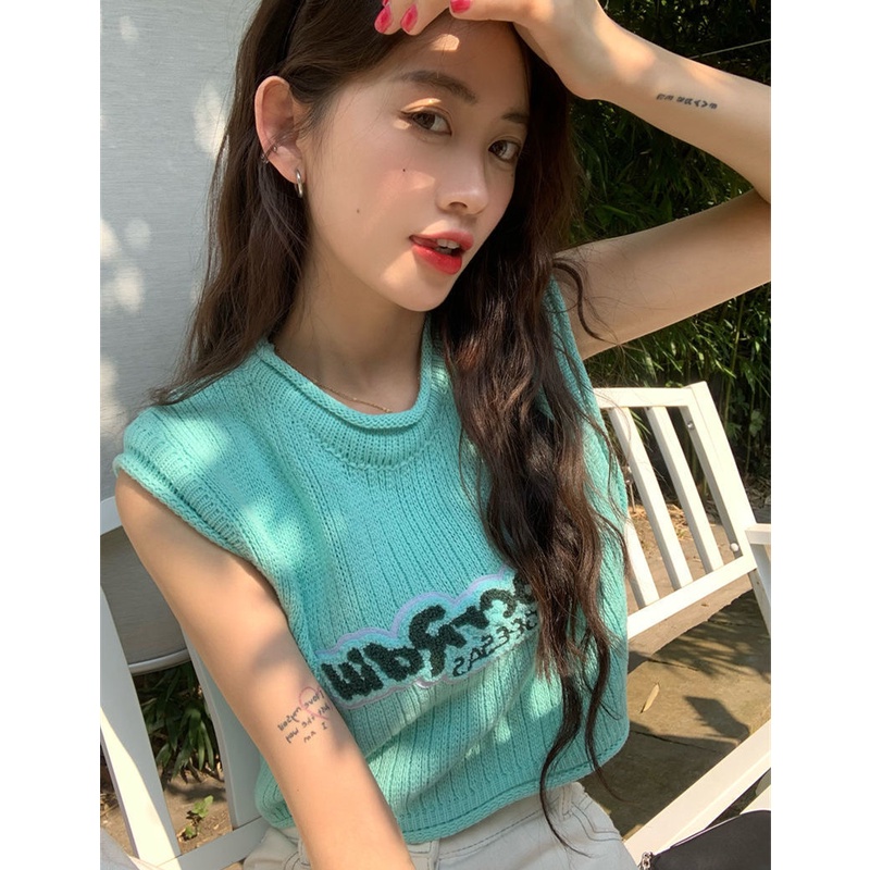 Áo Thun SáT NáCh Thêu Chữ ThờI Trang Cho Nữ