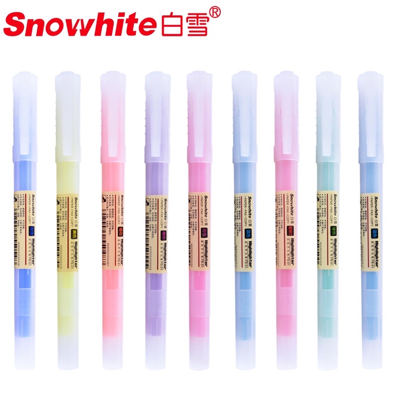 Bút dạ quang , bút highligh Snowhite nhiều màu ( F2A02 )