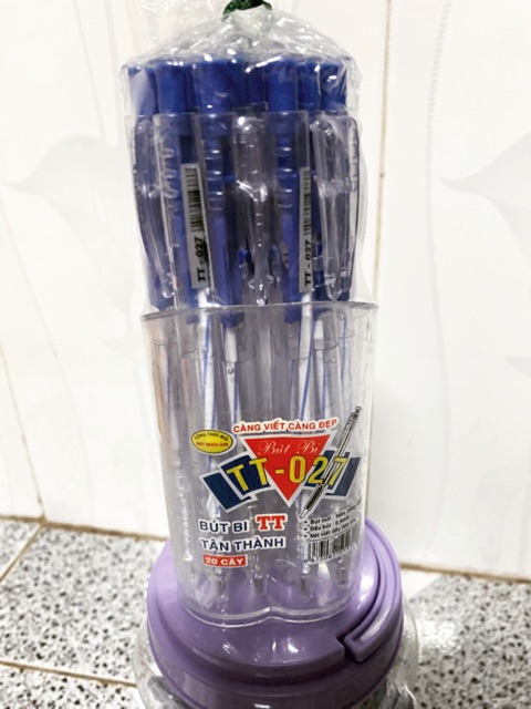 HỘP VIẾT BI TÂN THÀNH TT-027( hộp 20 cây)