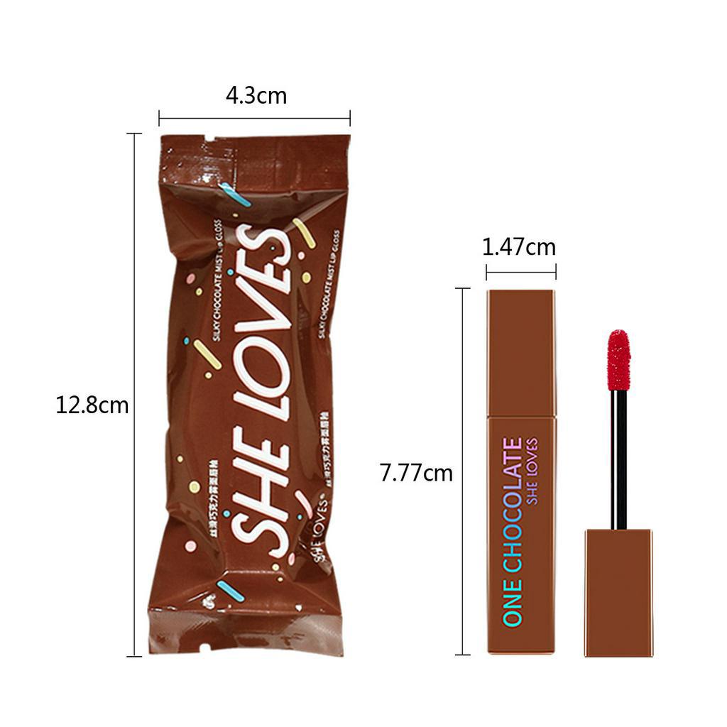 Son môi Sheloves màu lì chống thấm nước lâu trôi thiết kế vỏ màu socola xinh xắn
