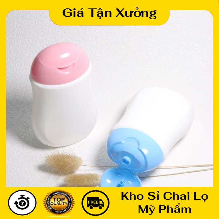 Chai Chiết Mĩ Phẩm ❤ TRÙM SỈ ❤ Chai nhựa nắp bật Eo baby 90ml/180ml chiết dung dịch , phụ kiện du lịch