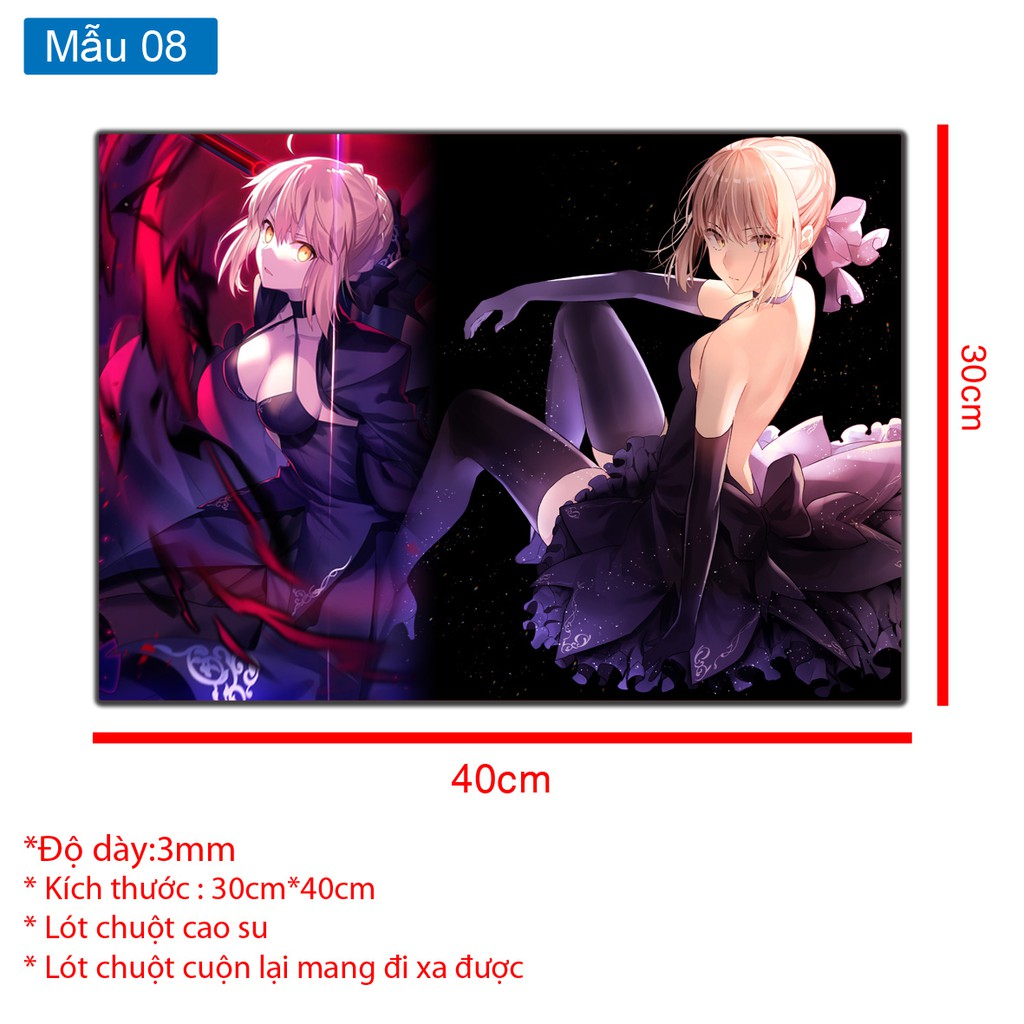 Mousepad Lót chuột A3 – fate/ grand order