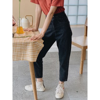 Quần jeans baggy 2 cúc 8866