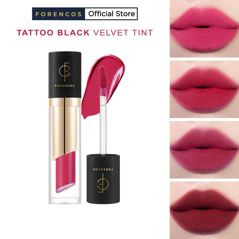 Son kem lì FORENCOS TATTOO BLACK VELVET TINT