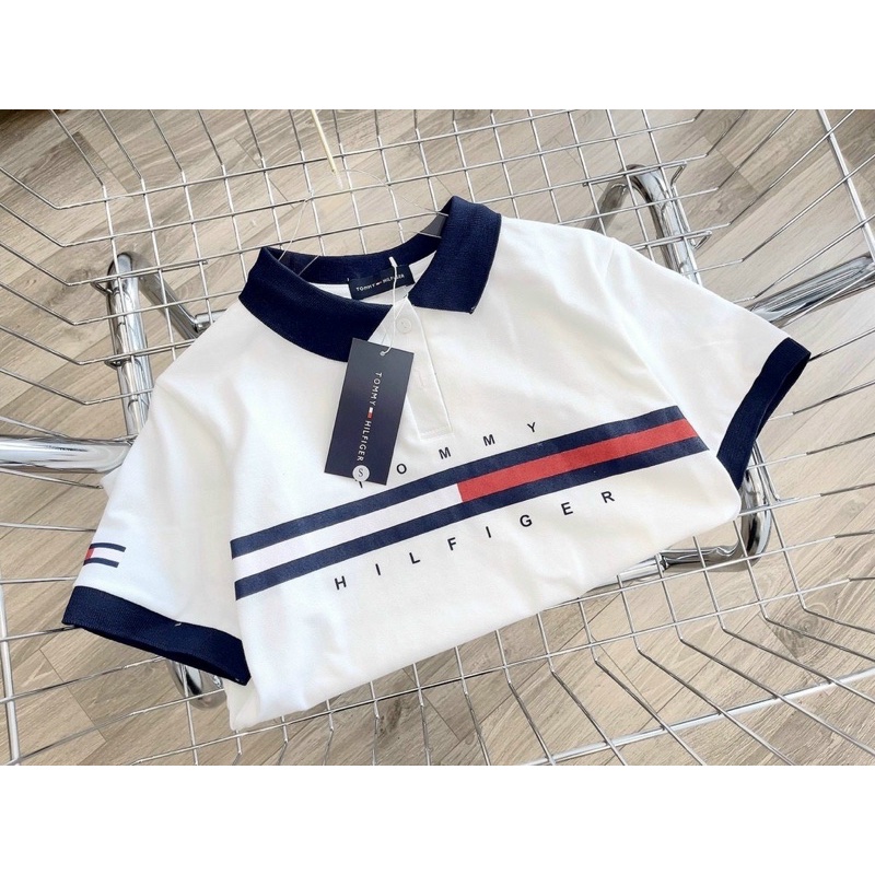 Áo polo phối cổ