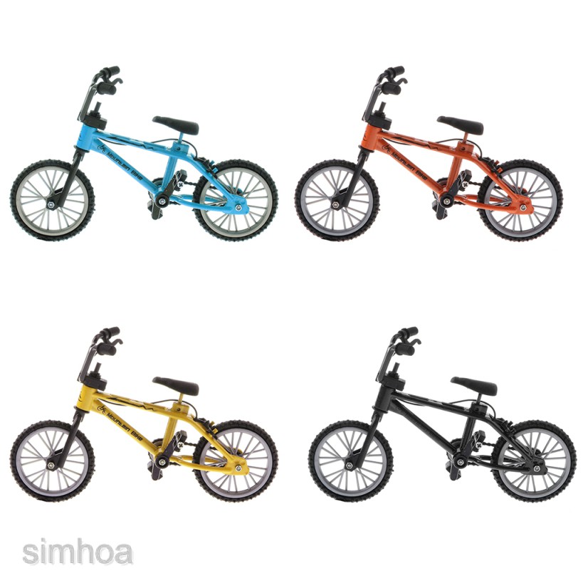 Mô Hình Xe Đạp Mini Bằng Hợp Kim Tỉ Lệ 1: 24 Màu Đen