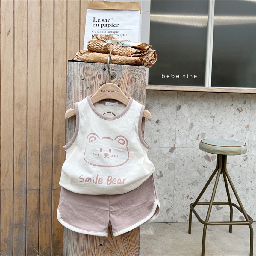 Bộ Trang Phục Mùa Hè 2 Món Gồm Áo Thun Cotton In Họa Tiết Hoạt Hình + Quần Ngắn Cho Bé Sơ Sinh 0-3 Tuổi