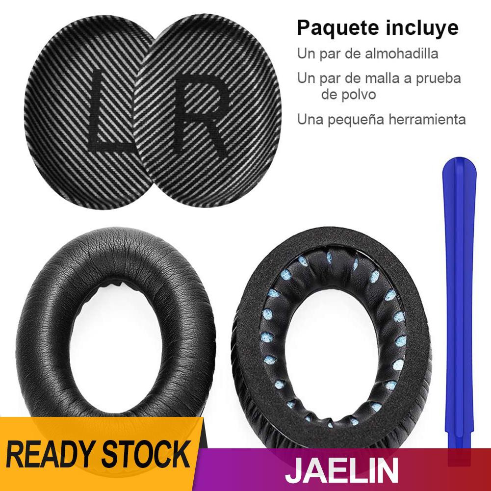 1 Cặp Đệm Tai Nghe Bằng Da Cho Bose Qc2 Qc15 Qc25