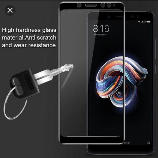 Kính cường lực 3D xiaomi redmi note 5 pro