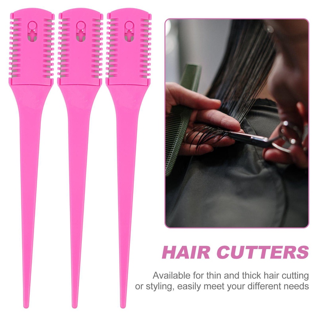 Lược Chải Tóc Tay Cầm Dài Nhỏ Gọn Tiện Dụng Cho Salon Làm Tóc