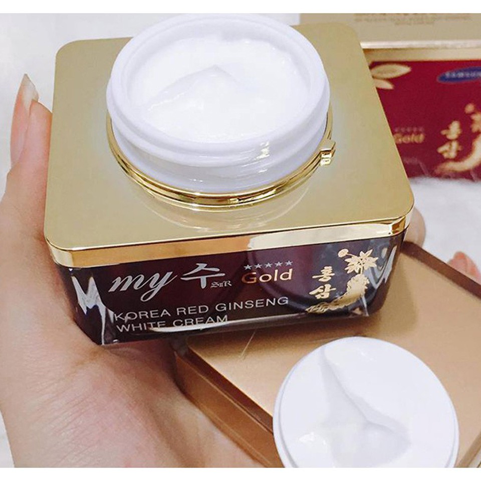 Kem dưỡng hồng sâm My Gold Korea Red Ginseng White Cream 50ml chính hãng