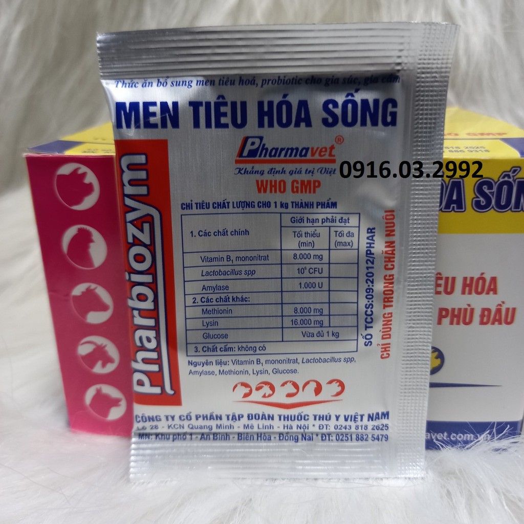 Men tiêu hóa cho chó mèo Biozym