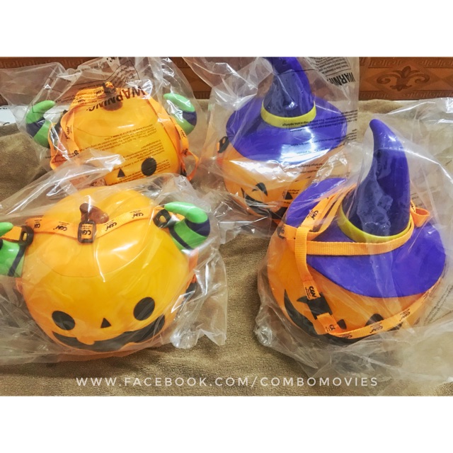 Combo hộp đựng bắp CGV Halloween