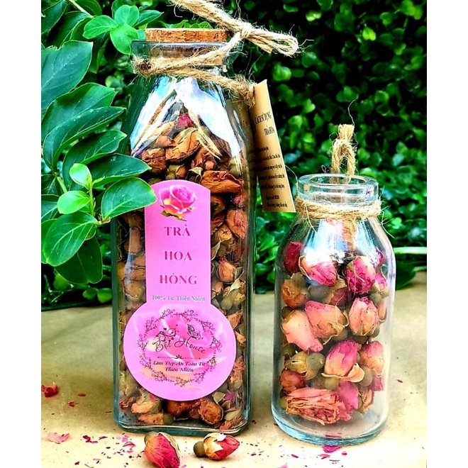 TRÀ HOA HỒNG SẤY KHÔ NHÀ BỘT