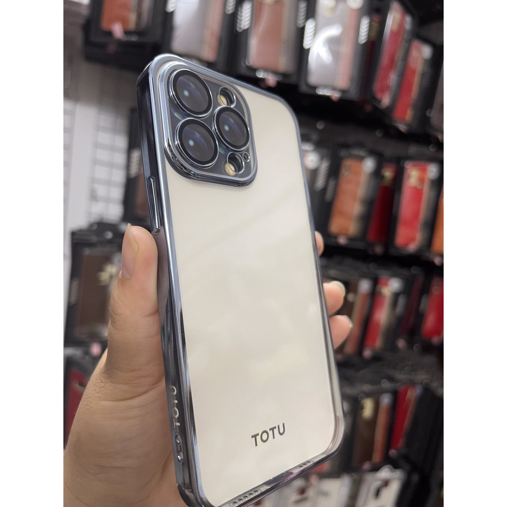 🌟CHÍNH HÃNG 🌟Ốp  iphone 12  TOTU LƯNG TRONG viền màu bảo vệ Camera iPhone 11 12  / MINI / PRO / MAX