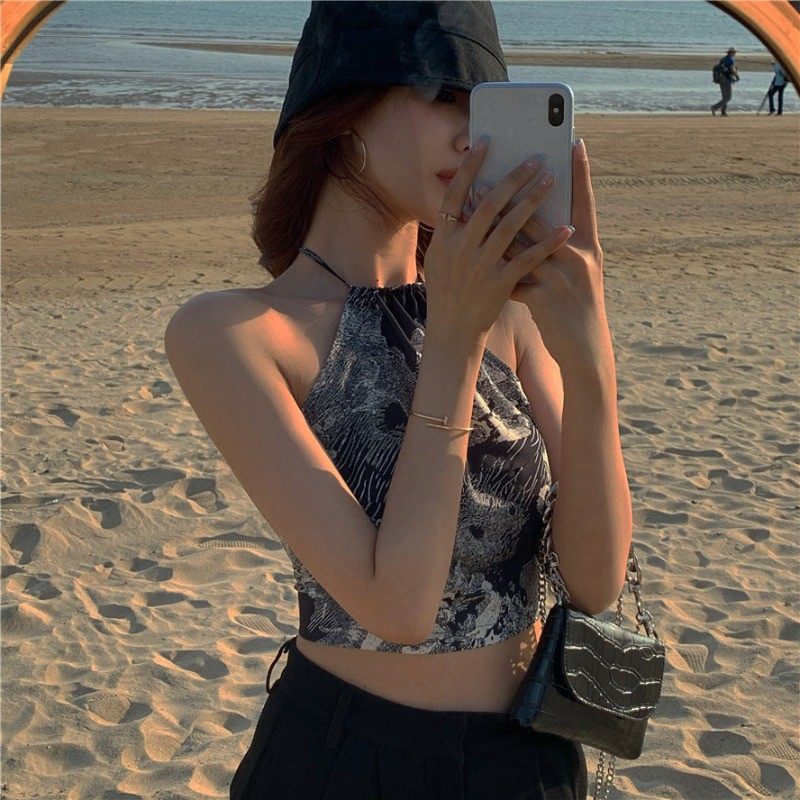 [SẴN] Áo yếm hai dây kiểu Ulzzang Quảng Châu ASB8