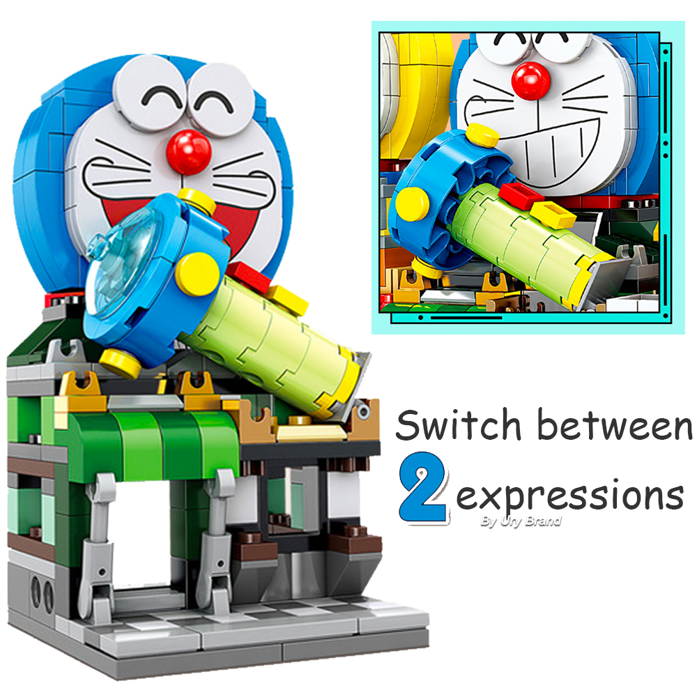 Bộ Đồ Chơi Lắp Ráp Lego Hình Doraemon Diy Dành Cho Trẻ Em