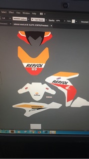 Tem trùm winner trắng cam đỏ repsol