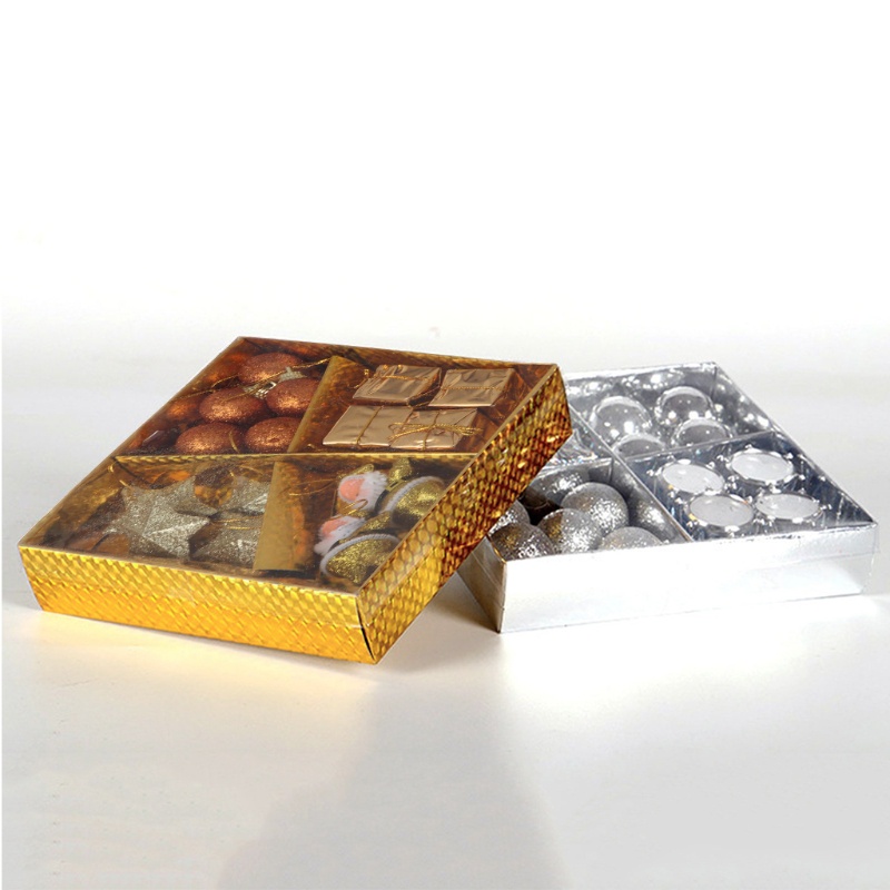 Set 16 quả châu treo trang trí cây thông noel/ năm mới