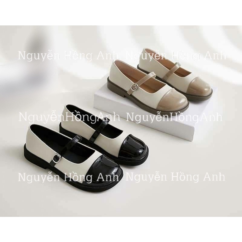 giày mary jane (giầy đốc bệt) da mềm nhiều màu phong cách hàn quốc cho nữ