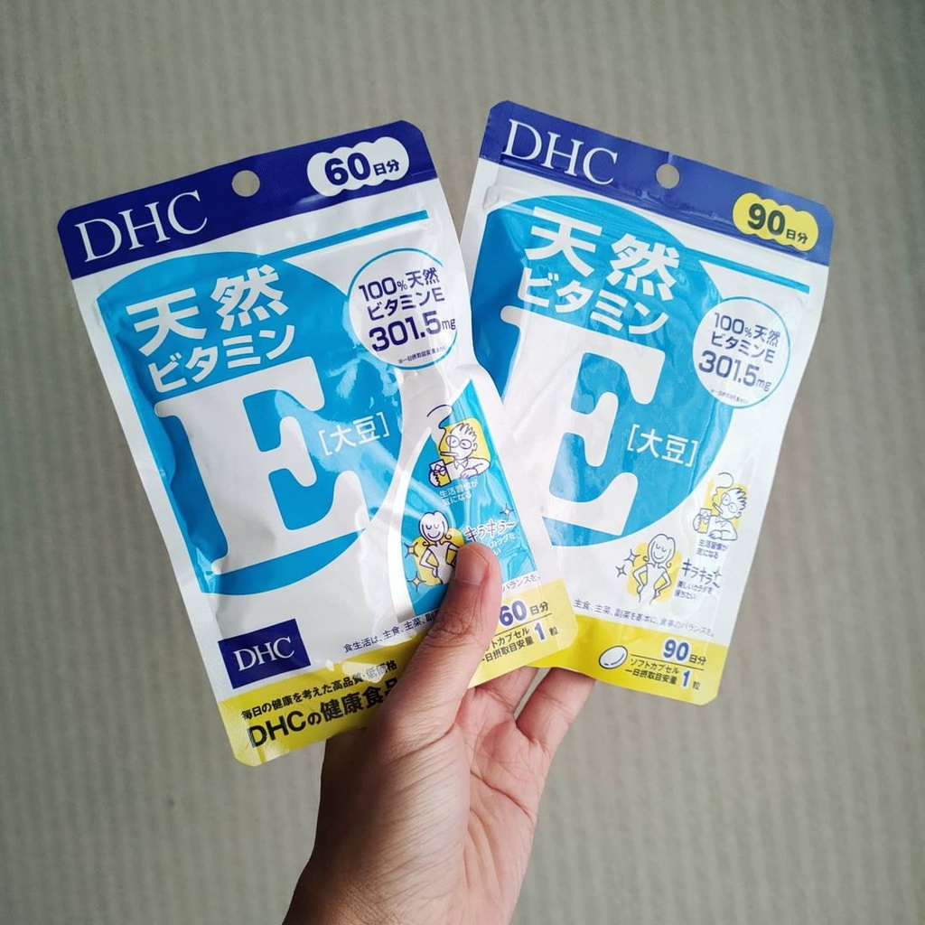 Viên Uống Vitamin E DHC (Gói 30 ngày-90 ngày)