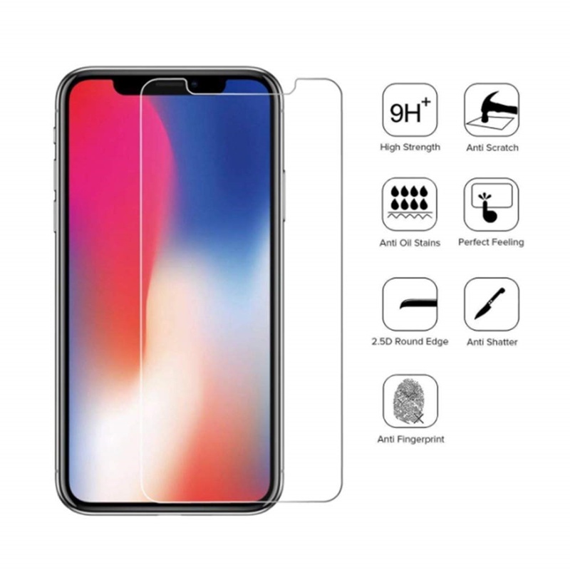 3 Pack Apple iPhone 11 12 13 Pro Max Half Frame Screen Glass Protector iPhone X XR XS Max 7 8 6 6s Plus