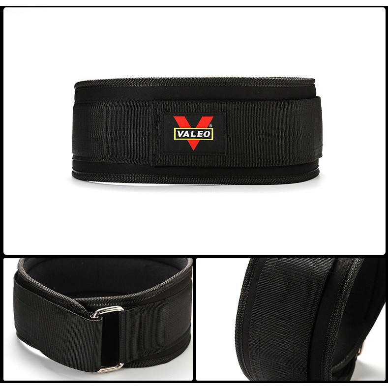 Đai Lưng Mềm Tập GYM Valeo Bản Bé Lifting Belt, Đai quấn lưng hỗ trợ tập Gym