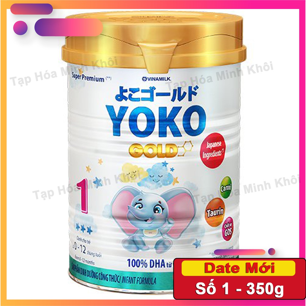 [DATE MỚI] Sữa bột YOKO 1 - Hộp Thiếc 350g (cho trẻ từ 0 - 1 tuổi) - Tạp Hóa Minh Khôi
