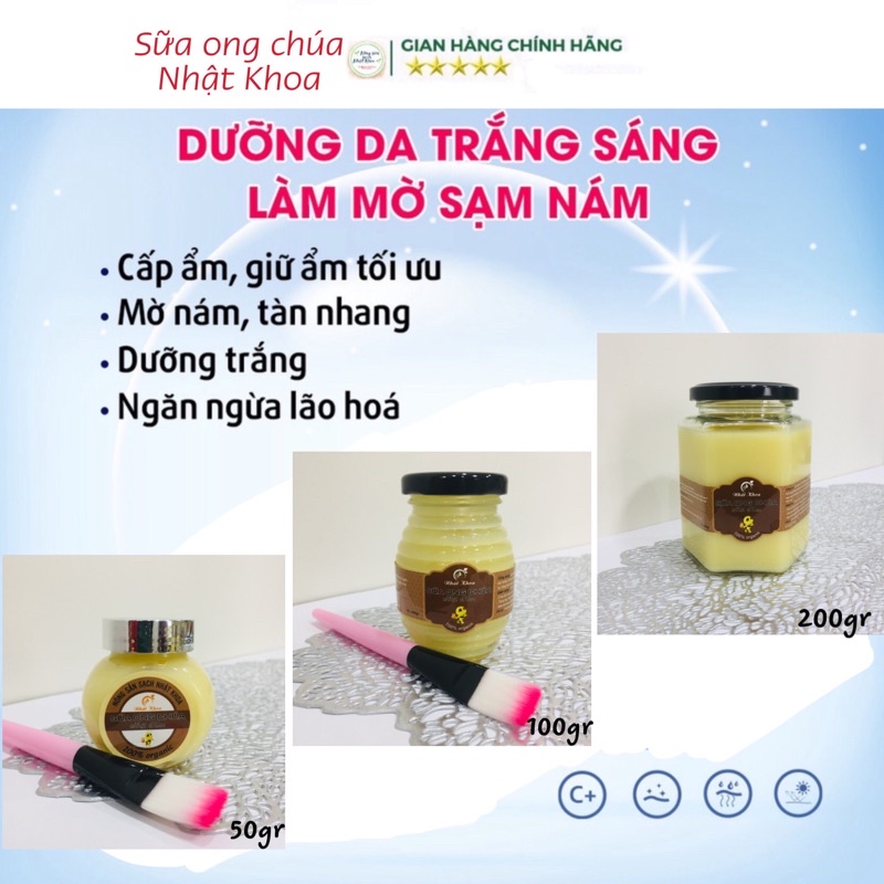 50g sữa ong chúa tươi giá tại trại, đạt ATTP
