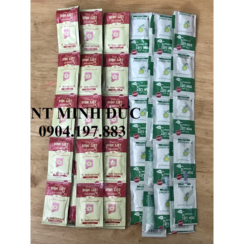 Dầu gội dược liệu Thái Dương 3 - gói 5ml (10 gói/dây)