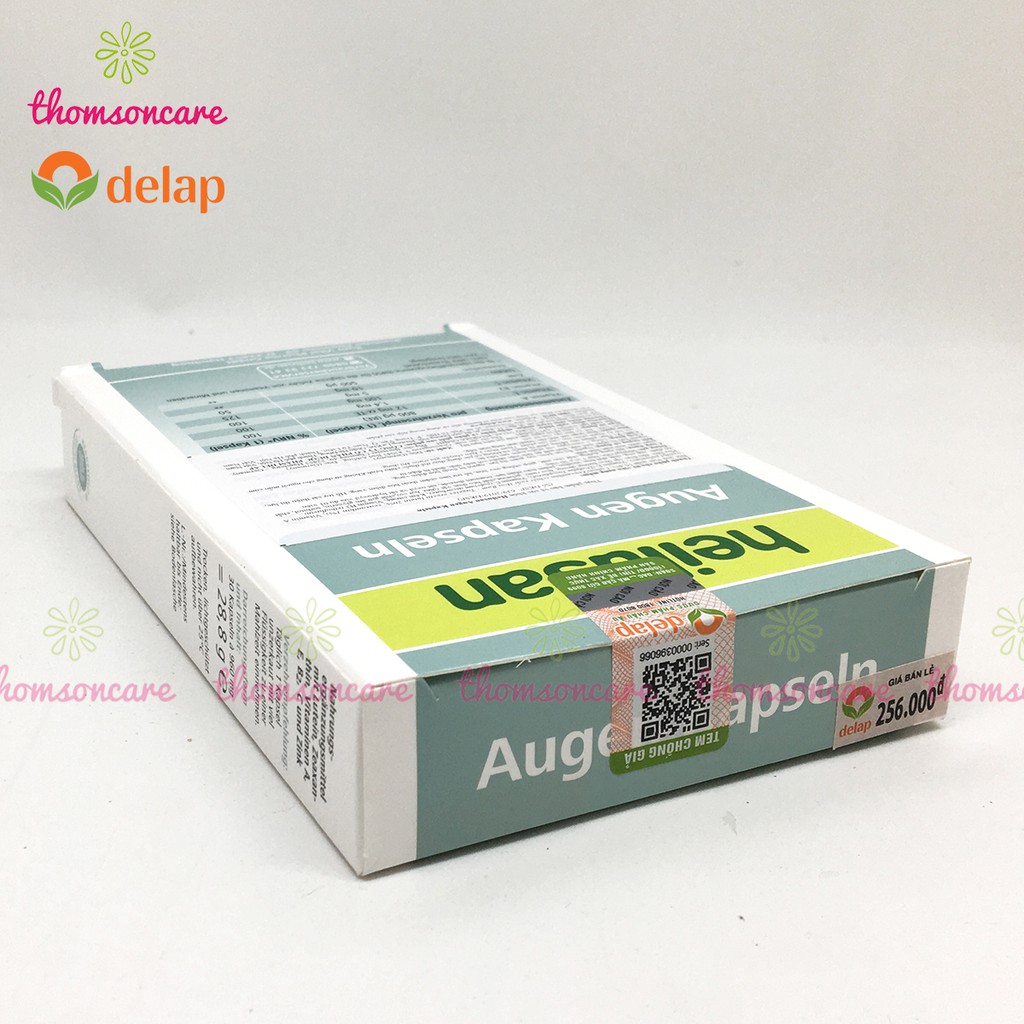 Viên sáng mắt Heilusan Augen Kapseln Hộp 30 viên bổ mắt, giảm mỏi, khô nhức mắt, giảm cận thị, nhập khẩu từ Đức