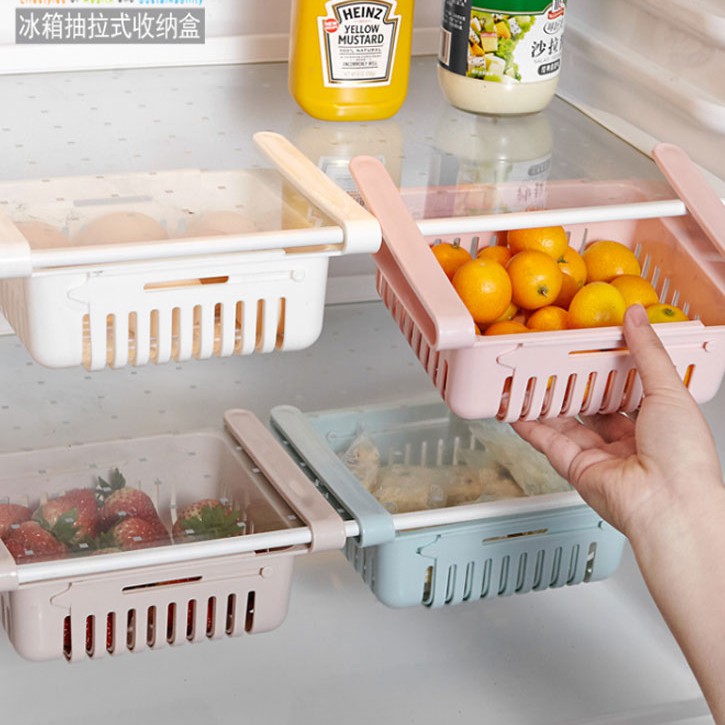 Khay Nhựa Gài Tủ Lạnh để đồ - Tận dụng tối đa không gian tủ lạnh