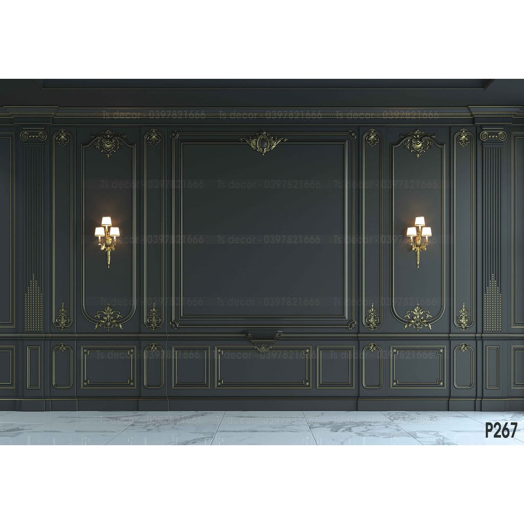 Phông nền livestream màu xám đen vải 3D cao cấp khổ lớn