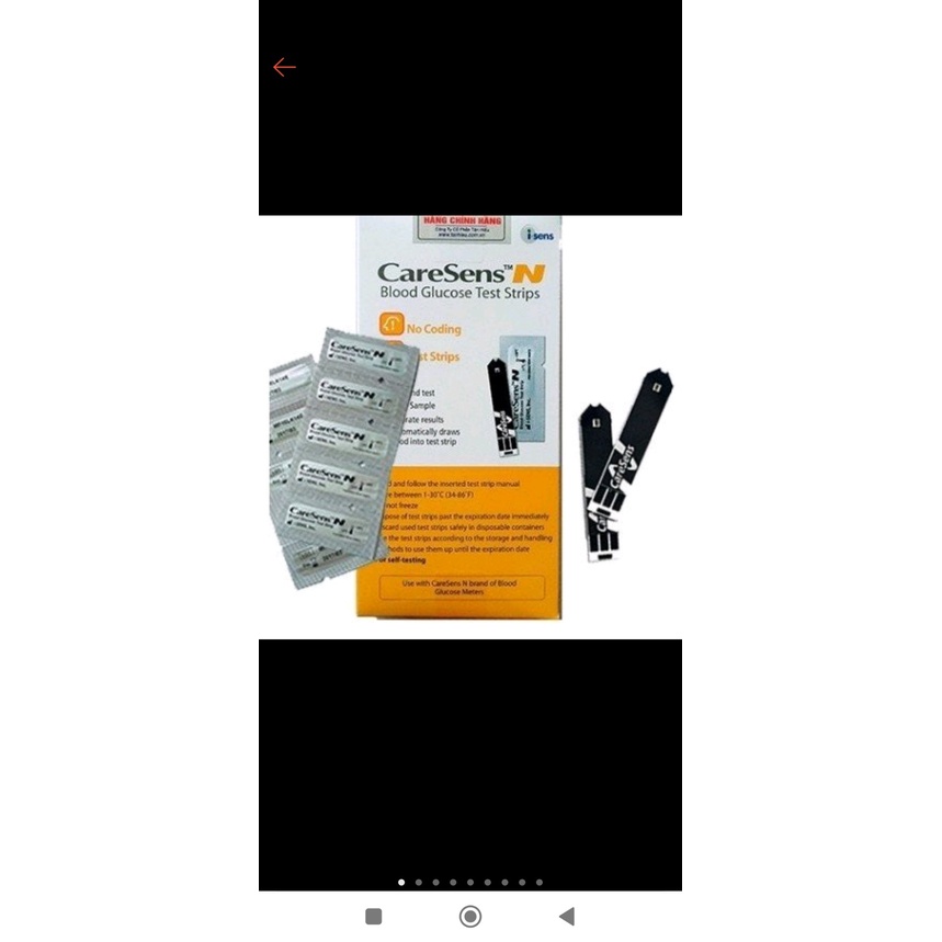Máy Đo Tiểu Đường Caresen N Hộp 50 Kim  Tặng Hộp 25 Que Thử  Bảo Hành Chọn Đời