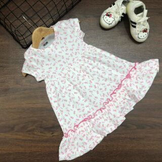 Đầm thun cotton cho bé gái