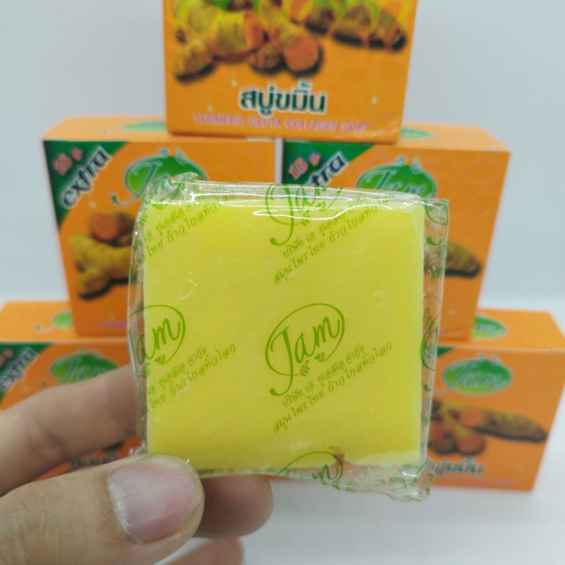Xà bông nghê thiên nhiên Thái Lan sạch da sáng mịn, xà phòng Jam thoáng lỗ chân lông