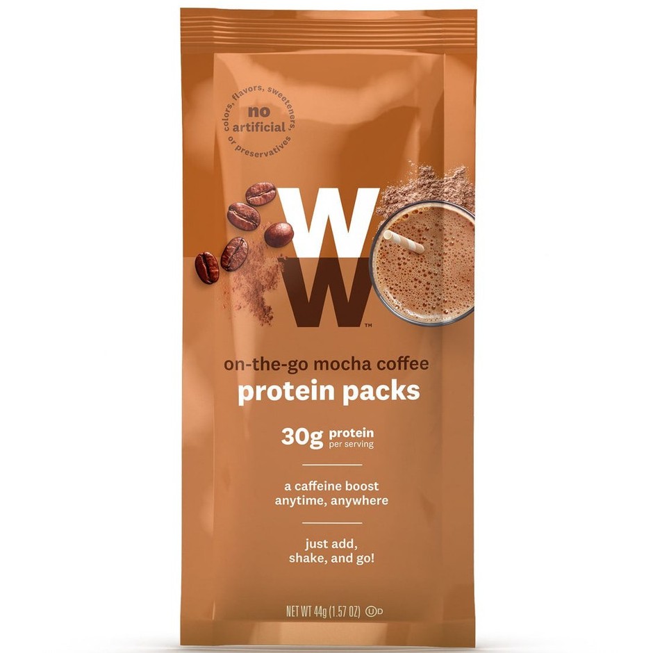 [USA - Coffee Protein Pack] Bột cà phê vị Mocha cung cấp protein và năng lượng tức thì WW gói 44g