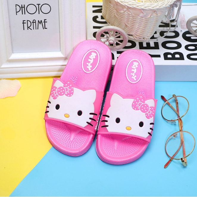 Dép đi trong nhà chống trượt hình Hello Kitty cho bé