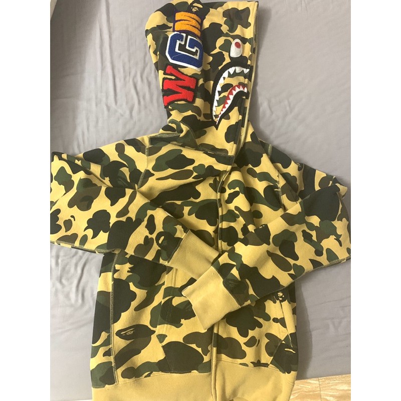 Hoodie Bape Camo Yellow (Auth)