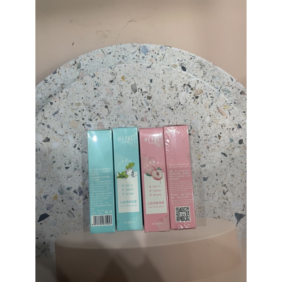 Xịt Thơm Miệng Heyxi An Toàn, Giảm Hôi Miệng Giúp Ngăn Ngừa Vi Khuẩn Khoang Miệng, Lưu Hương Thơm Mát Tự Nhiên