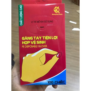 Hộp 100 chiếc gang tay nilong