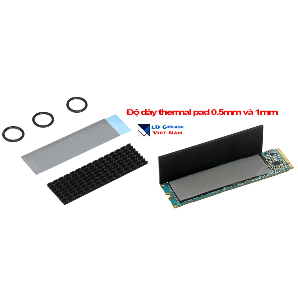 Bộ Tản Nhiệt SSD Gelid M.2 SSD Cooling Kit - Chính Hãng