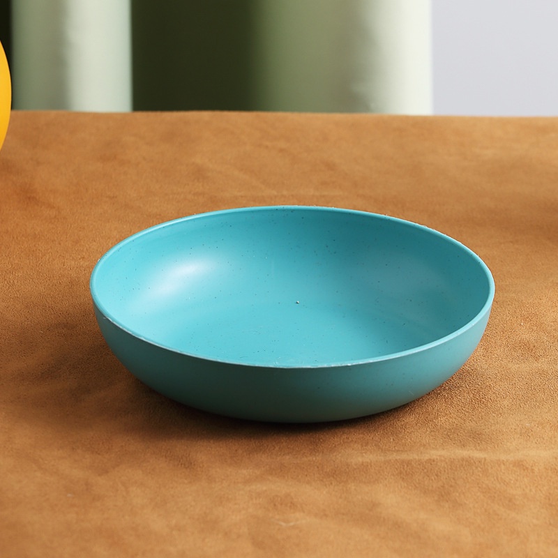 Đĩa Tròn 15cm Làm Từ Lúa Mì Nhiều Màu Sắc