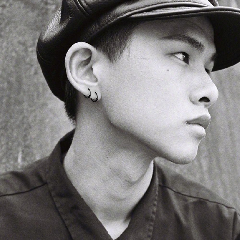 Khuyên tai tròn 9mm 6mm 11mm thời trang cho nam và nữ