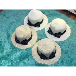 Mũ đi biển vành nhỏ thắt nơ