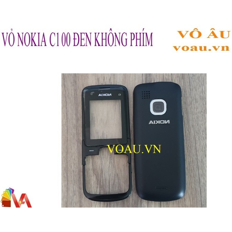 VỎ NOKIA C1 00 MÀU ĐEN KHÔNG PHÍM [CÓ SƯỜN]