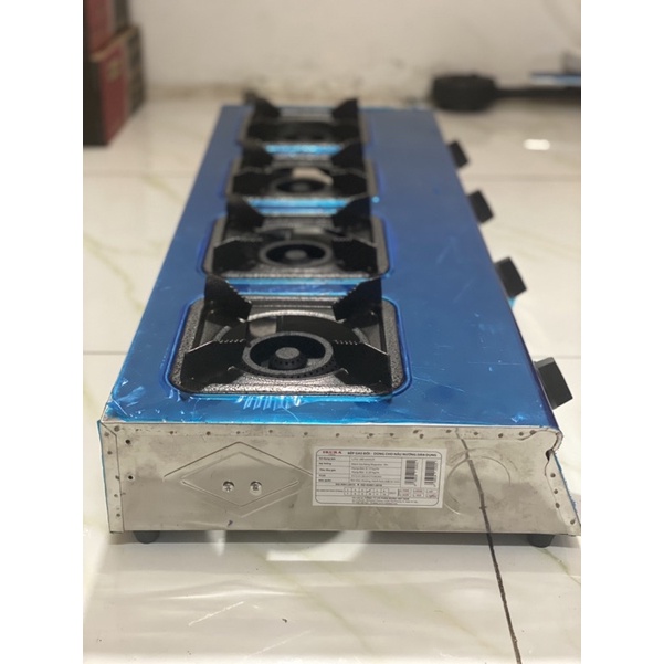Bếp gas công nghiệp 4 họng,bếp gas 4 lò chuyên mỳ cay , bánh xèo