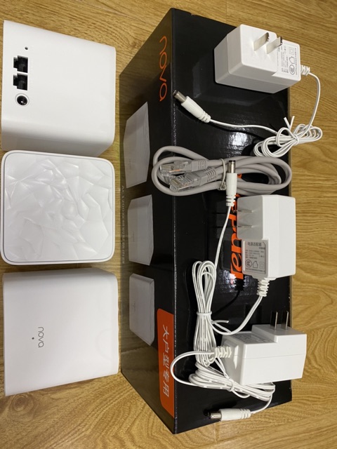 Wifi Mesh Tenda Nova MW3 Pack 3 Ghép Nối Không Dây Cho Vùng Phổ Sóng Đến 300m2