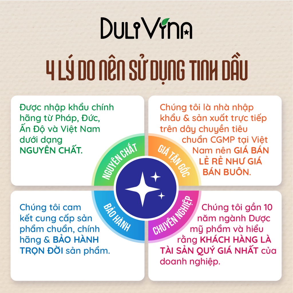 Tinh Dầu Hương Thảo RoseMary DuliVina Cao Cấp, Thiên Nhiên Nguyên Chất, Tăng Sự Tập Trung, Giảm Căng Thẳng - Chai 10ml