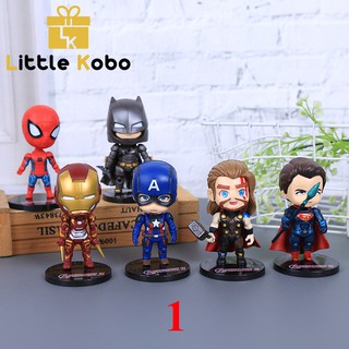 Mô Hình Marvel Mô Hình Avenger Siêu Anh Hùng Chibi